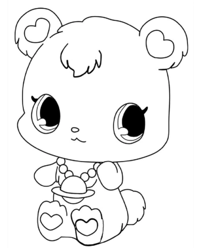 可爱动物卡通填色合集