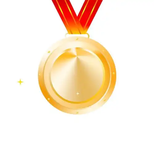 卡通奖牌冠军胜利元素gif年会颁奖奖杯元素[gif]gif下载 - 觅知网