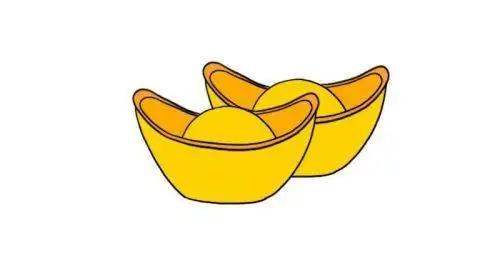 卡通彩色金元宝简笔画步骤画法 简单又漂亮金元宝简笔画怎么画