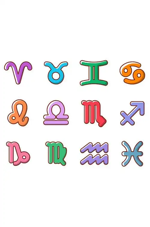 闪屏十二星座图标-众图网