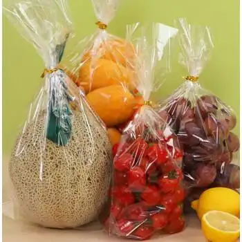 裳淇水果透明包装袋保鲜袋25斤装车厘子冬枣通用一次性带孔塑料袋子