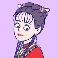 十三白还珠格格经典人物角色手绘头像