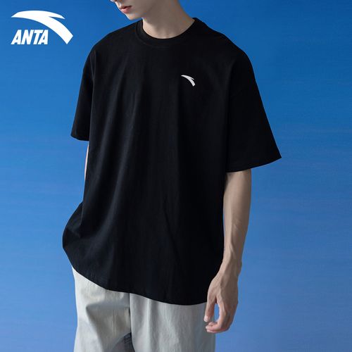 安踏短袖t恤男夏季2021新款半袖