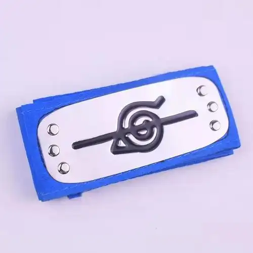 百简 动漫周边火影忍者护额头带木叶鸣人佐助卡卡西晓组织cos道具博人