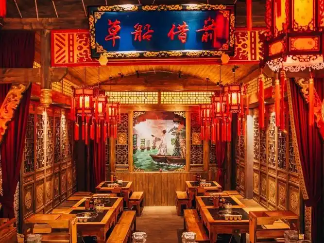 火锅界c位出道1066㎡古风火锅店常年占据成都吃货朋友圈