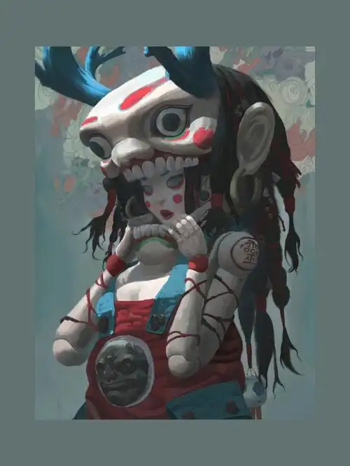 原作者来自马来西亚插画师的#zeenchin  #原画 #ps