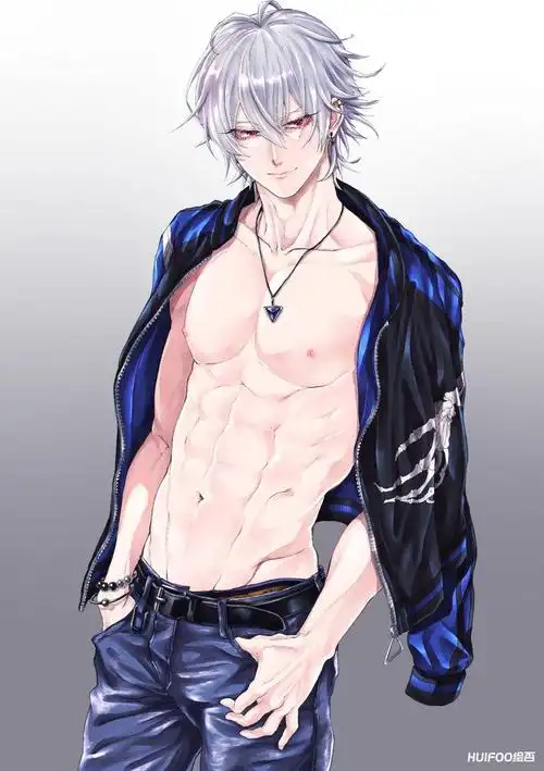 美丽的六块腹肌男性的腹肌特辑