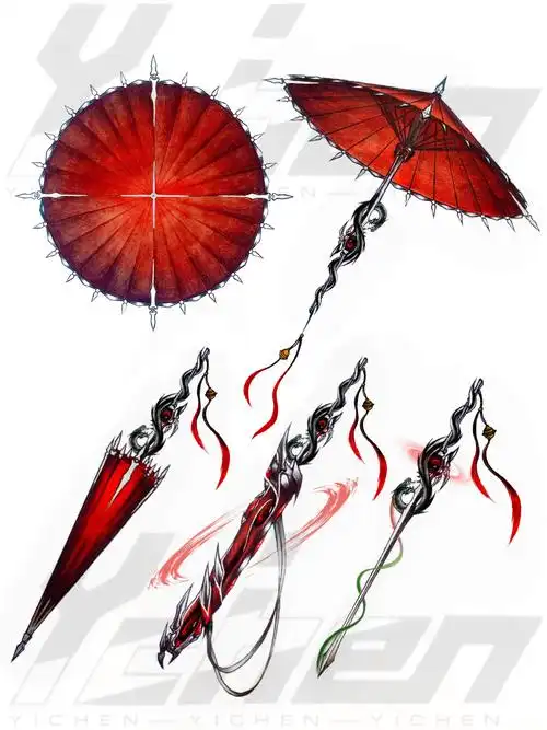 客单|古风武器-沛伞「骨铃」.