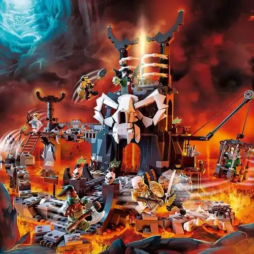 lego乐高幻影忍者系列骷髅巫师的底牢71722男孩女孩9岁生日礼物玩具