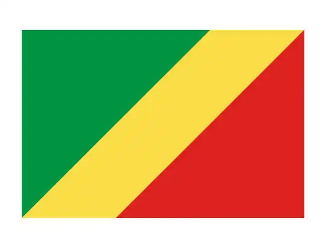 刚果共和国国旗矢量图