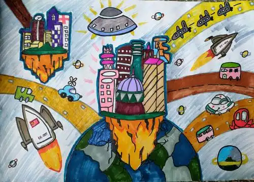 广州市长兴中学第十九届艺术节——"科技创作,激扬想象" 绘画作品展