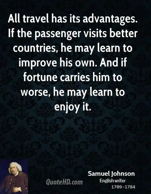 samuel johnson travel quotes
