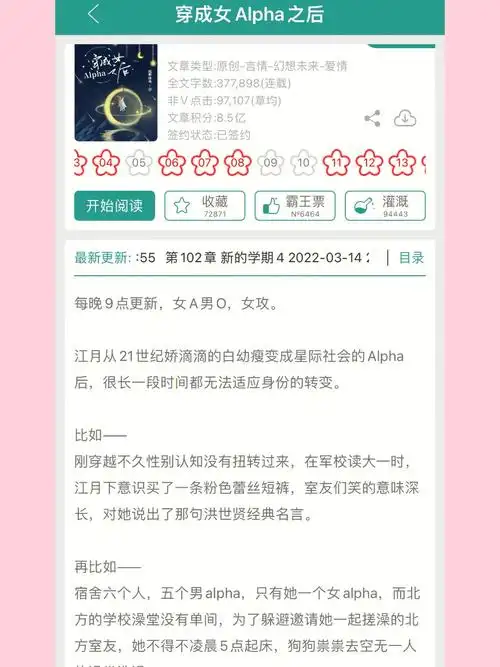 穿成女alpha之后女主性格超级搞笑