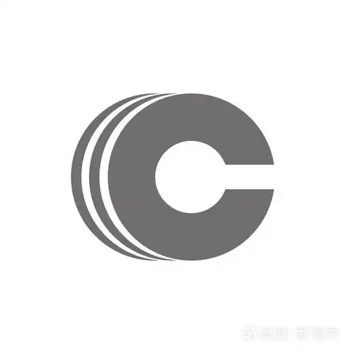 字母c 标志概念图标.矢量