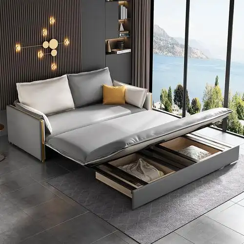 5米两用客厅轻奢折叠沙发床 小户型多功能双人可储物单人折叠床