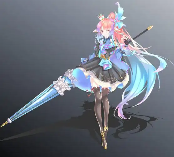 科幻风二次元 希望大家喜欢|插画|游戏原画|小泽y - 原创作品 - 站酷