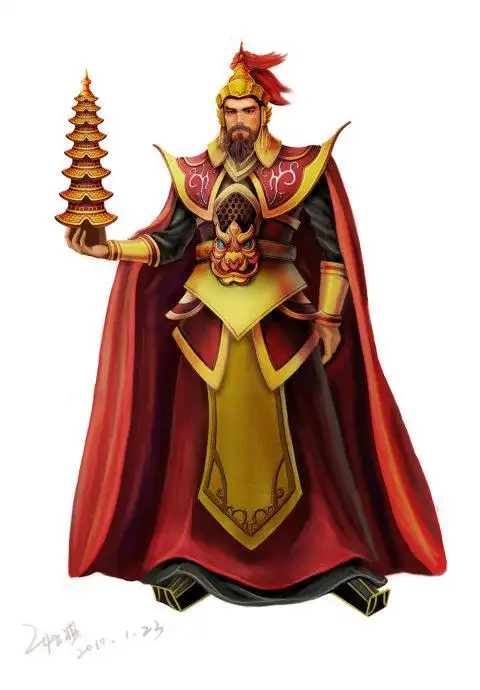 托塔李天王情侣头像