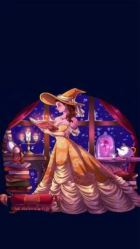 迪士尼卡通手绘插画高清手机壁纸