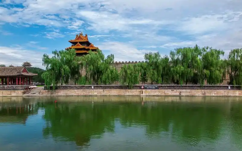 北京紫禁城角楼风景摄影图片桌面壁纸