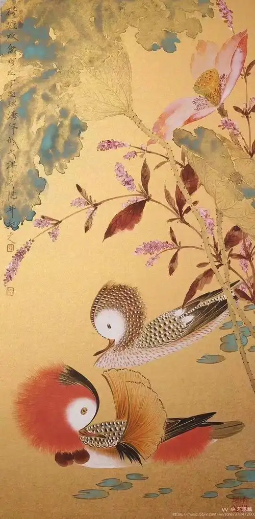 马瑞涛没骨花鸟画作品价格