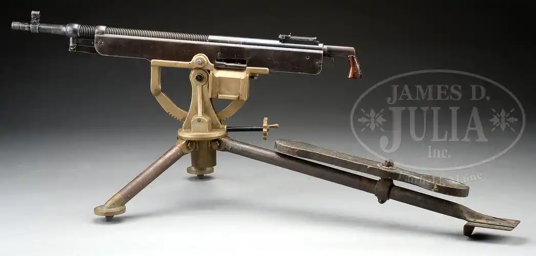 勃朗宁的这把重机枪居然是杠杆步枪改的19世纪的柯尔特1895