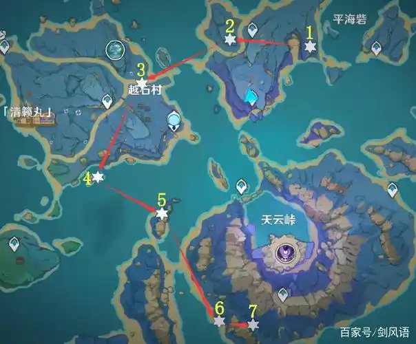 原神:稻妻地图《机关立方》分布位置