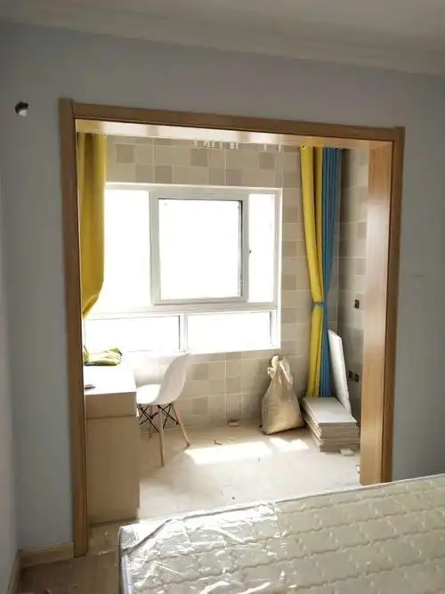 定制实木门套包边圆弧窗户线条阳台垭口飘窗进户门套自装烤漆免漆 16