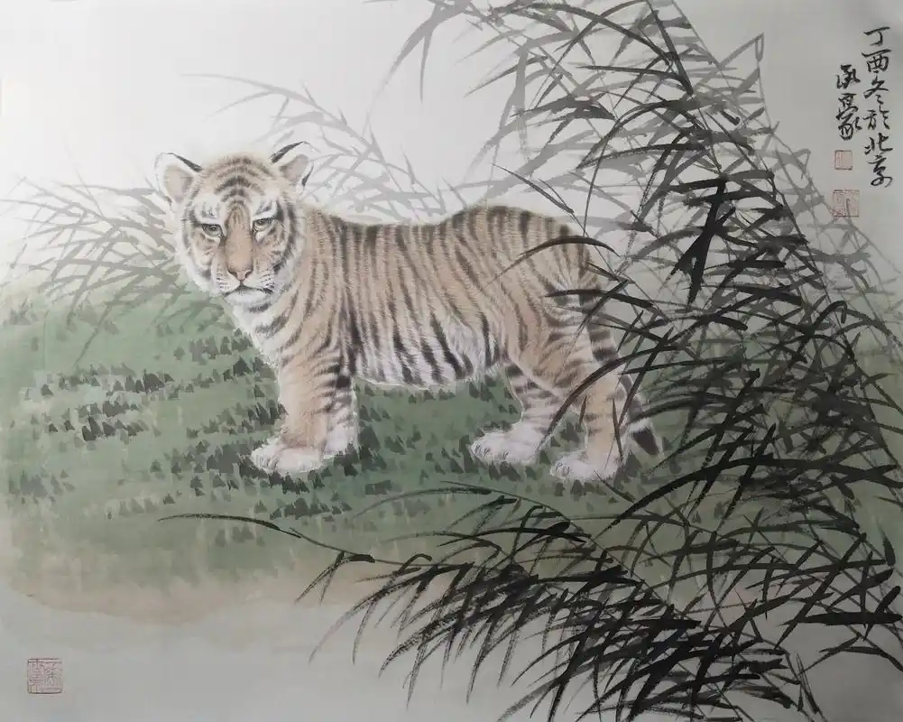 艺术家卢承豪:画虎名家