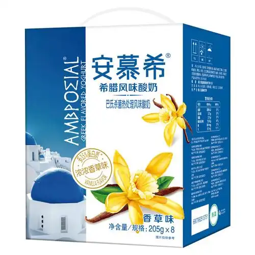 伊利安慕希希腊风味酸奶香草味205g8