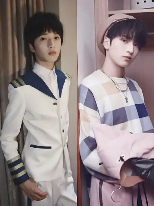 严浩翔从小到大对比图