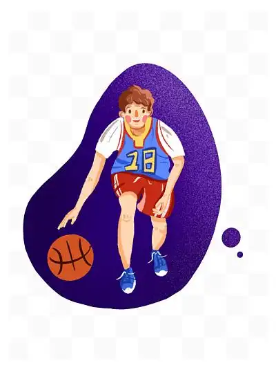 阳光男孩彩色系韩系插画png免抠素材271046戴帽子文艺男青年手绘可爱