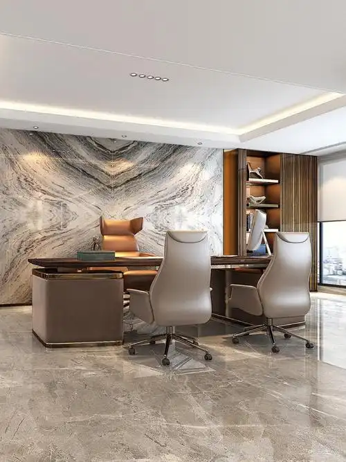 分享六套奢华大气的董事长总经理办公室设计