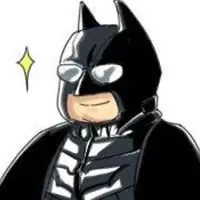 蝙蝠侠头像卡通 卡通黑色蝙蝠侠头像下载_微信头像图片大全