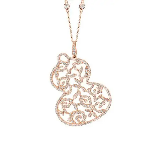 qeelin葫芦项链,在祝福中行走的时尚首饰