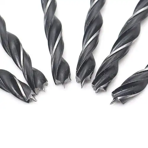 木工三尖钻头实木扩孔钻硬木直柄麻花钻木工钻打孔钻头3mm1支