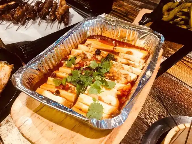 锡纸日本豆腐图片