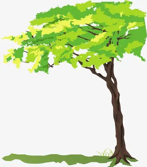 矢量手绘大树