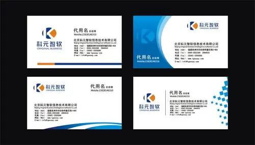 软件公司logo和名片设计