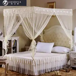 > 产品展示 > 格诗雅蚊帐三开门方顶拉链不锈铁方帐有底.米