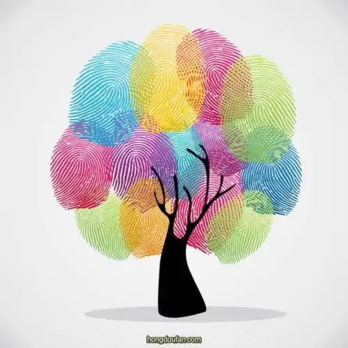 12张有趣简单的指纹画狮子浣熊小狗爸爸妈妈一家人蝴蝶蜜蜂