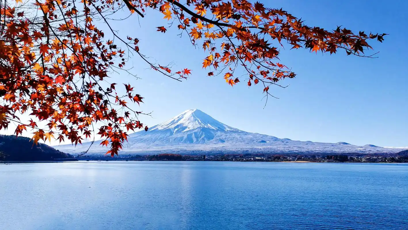 日本富士山迷人随景