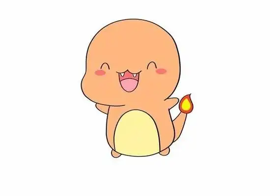 可爱喷火龙简笔画图片小火龙怎么画一步一步