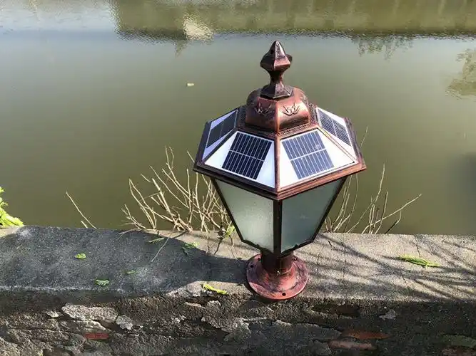 太阳能围墙灯别墅小区工程户外防水景观灯灯特大六角围墙灯