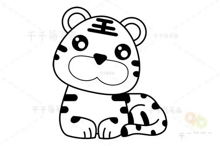 画笔简笔画动物