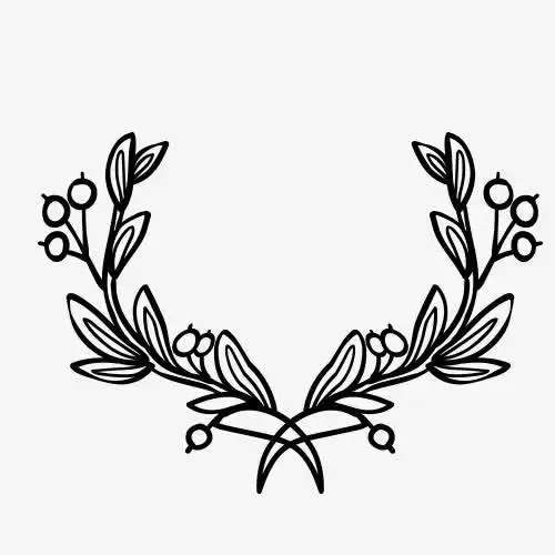 荣誉徽章花纹装饰素材