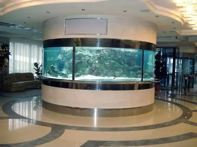 大型亚克力椭圆形鱼缸