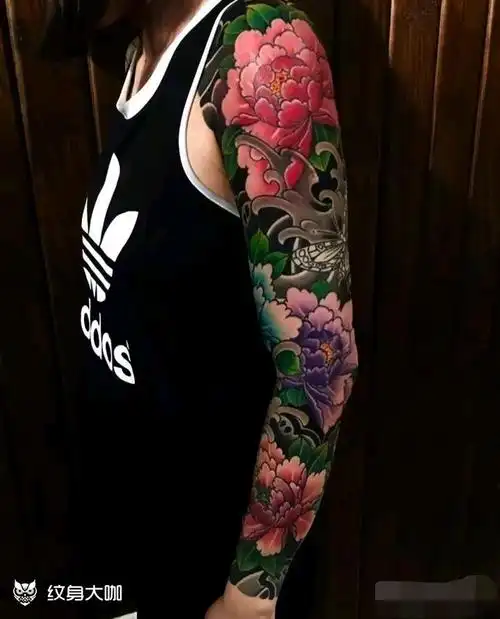 花臂_纹身图案手稿图片_青龙的纹身作品集