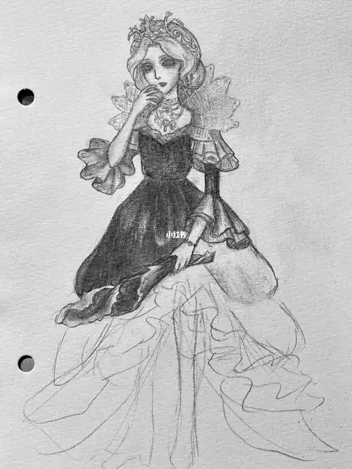 手绘临摹  #红夫人  #第五人格红夫人  #第五人格临摹  #第五人格绘画