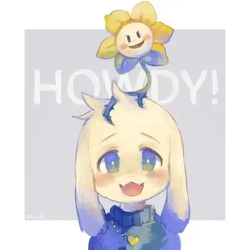 pixiv id 1799437, undertale, flowey, asriel dreemurr传说之下
