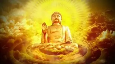 如来佛祖在空中现金身视频